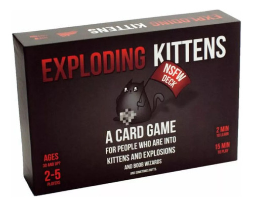 Exploding Kittens -  Juego De Mesa Nsfw Edition Cartas