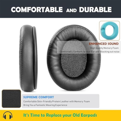 1 Par De Almohadillas Para Taotronics Soundsurge 85/90/tt-bh
