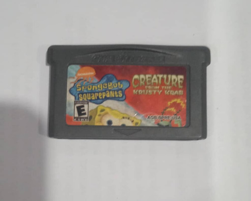 Spongebob Creature The Krusty Juego Gba Original Usado Qqf.