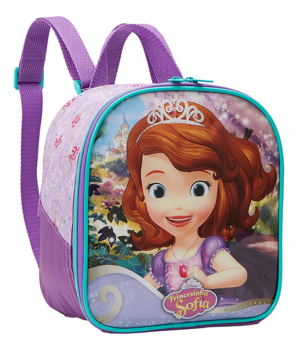 Kit De Mochila Escolar Sofia Kit Sofia X Va25 Com Design Princesa Sofia - Roxo
