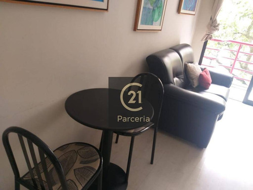 Imagem 7 de 10 de Flat Com 1 Dormitório Para Alugar, 35 M² Por R$ 1.675,00/mês - Indianópolis - São Paulo/sp - Fl0187