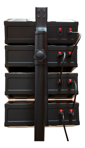 Sistema Array Sub15 + 8 550w Ems1500w Max Cipriani Car-158bt Negro