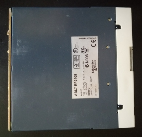 Fuente De Alimentacion 100-240vac Salida 24vdc/5a Abl7rp2405