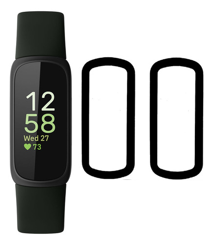 2 Und Vidrio Protector Cerámico Para Reloj Fitbit Inspired 3