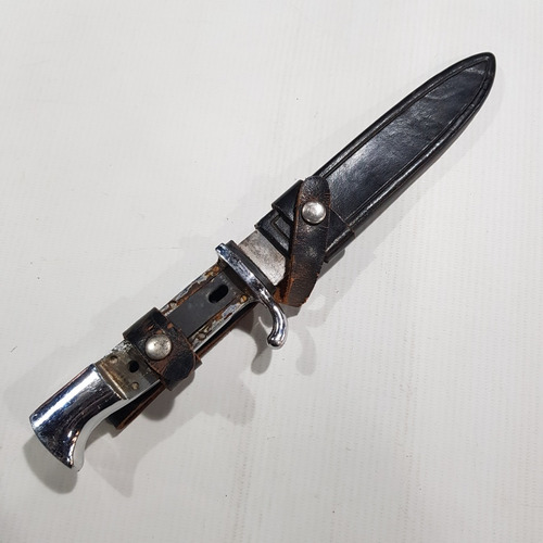 Imagen 3 de 10 de Antiguo Cuchillo Caza A Restaurar Con Vaina Mag 59755