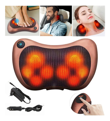 Almohadas Masajeador Cuello Eléctrica Multifuncional Masaje