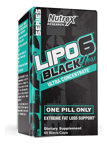 Lipo 6 Black Hers Ultra Concentrado, Quemador De Grasa.