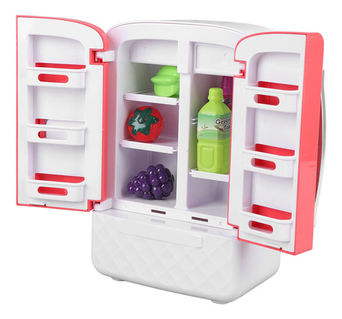 Juguete En Miniatura De Simulación De Refrigerador De Cocina
