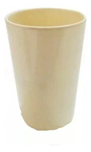 15 Tazas Y 15 Vasos Melamina Beige Liso