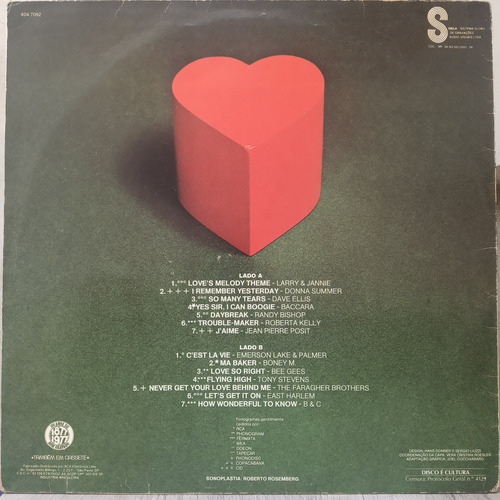 Espelho Mágico / Coquetel De Amor - Internacional (i) Lp (Usado)