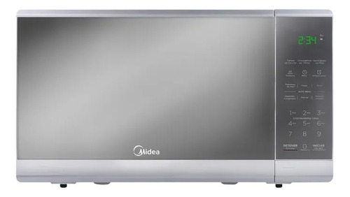 Horno Microondas Midea 20 L Silver Mirror Mmdf07s2mg-pe Gris