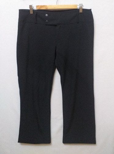 Pantalón De Dama Negro Tiro Bajo Impecable Xl, Cataleya 