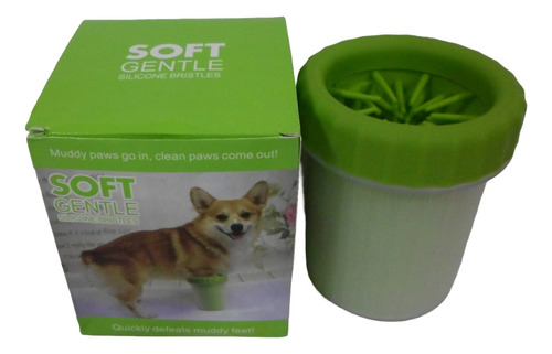 Limpiador Patas Perro Chico 12cm Silicona Soft Longchamps