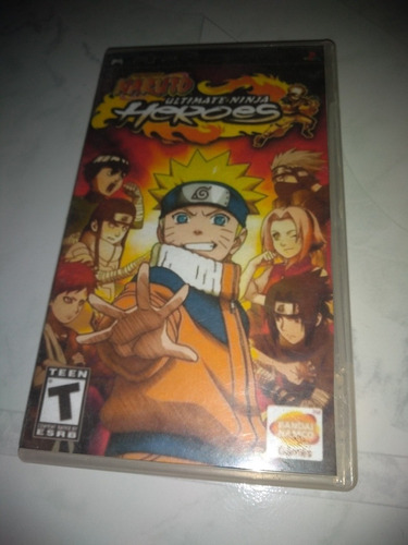 Playstation Psp Naruto Ultimate Ninja Heroes Portada Repro