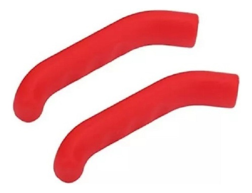 Protector De Manija De Freno De Silicona Para Bicicleta Rojo