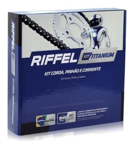 Kit De Corona Y Píñon Riffel Yamaha Fz 16 40/14