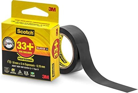 Fita Isolante 3m Scotch 33+ 5m X 19 Hb004162127