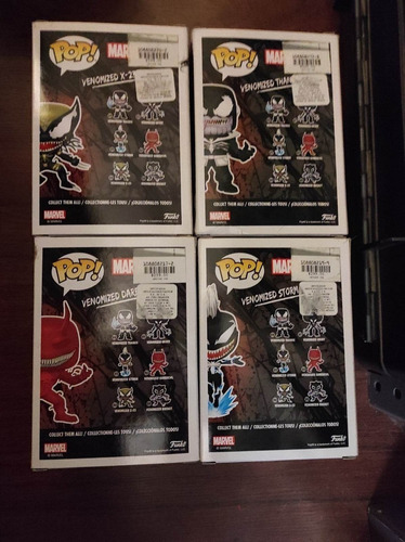 Set Figuras Funko Pop Venom Thanos X23 Tormenta Daredevil (Usado)