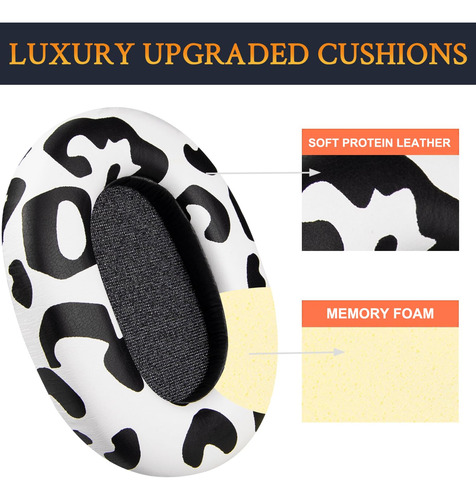 Repuesto De Almohadillas Auricular Sony Wh-1000xm5 Leopardo