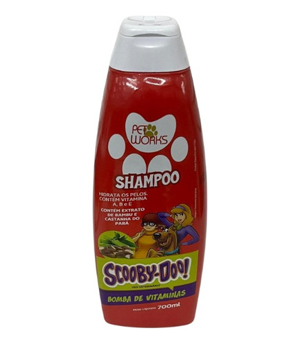 Shampoo Pet Cães Cachorro Bomba De Vitaminas Scooby Doo