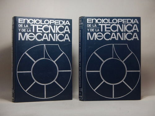Enciclopedia De La Técnica Y De La Mecánica 8 Tomos 1975 Ff1