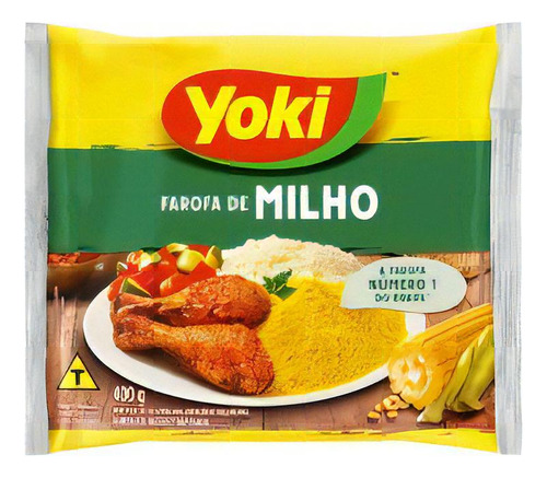 Farinha 0000 Yoki Farofa  de milho 400 g