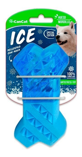 Juguete Mordillo Hueso Ice Cancat Perros Cachorros