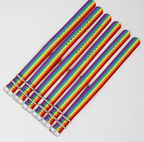 6 Pulseras Ajustables Orgullo Pride Lgbt Super Cómoda