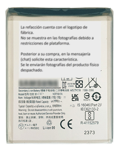 Pila Bateria Para Samsung Galaxy S24+ Plus S926 Nueva