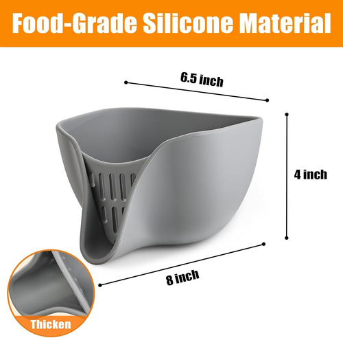 Coladores Y Coladores, Colador De Silicona Para Cocina Con B