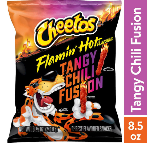 Cheetos Flamin Hot Tangy Chili Fusion 240.9g Americano