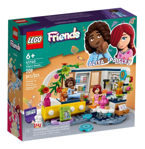 Lego Friends Habitacion De Aliya Completa Con Paisley Cantidad De Piezas 209