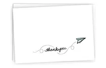 Comprar Avión De Papel Tarjetas De Agradecimiento - 24 Tarjetas Y So