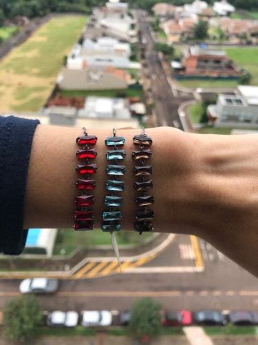 Pulseira De Ródio Negro.