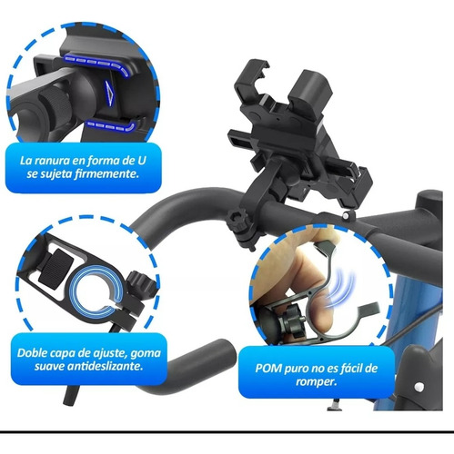 Soporte Base Universal Bicicleta Y Moto Para Celular
