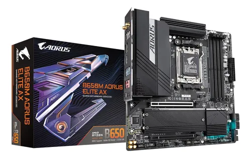 Placa Madre Gigabyte, B650m Aorus Elite Ax, 128 Gb, Ddr5