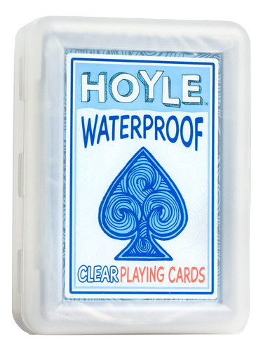 Naipes Hoyle De Pl&aacute;stico Transparente, Paquete De 10