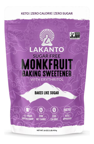 Lakanto Monkfruit Baking 454 Grs