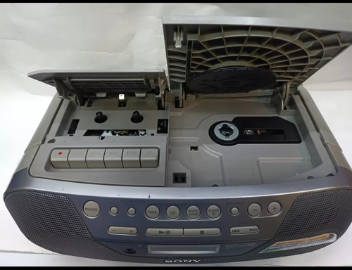 Radio Grabadora Sony Cfd-s07cp Cassete, Mp3 Gris (Usado)