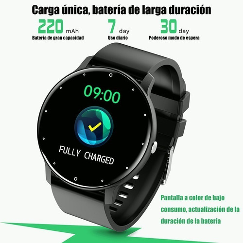 Imagen 8 de 9 de Reloj Inteligente Zl02 1.28'' Pantalla Táctil Bluetooth