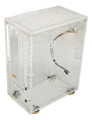Funda Micro Itx Panel Acrílico Transparente Mini De 4,3 L, 3