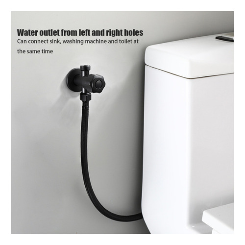 Válvula Angular De Baño G1/2 Para Uso Doméstico, 1 Entrada,