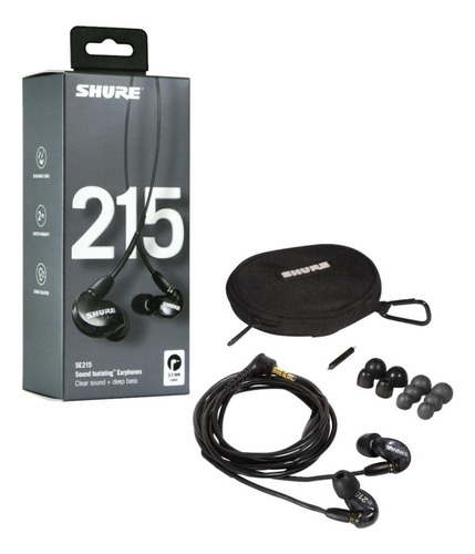 Shure Monitores Negro Se215 Originales 1 Año Garantia