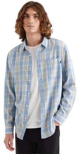 Camisa Long Sleeve Casual Regular Fit Shirt 52669-0411 Docke