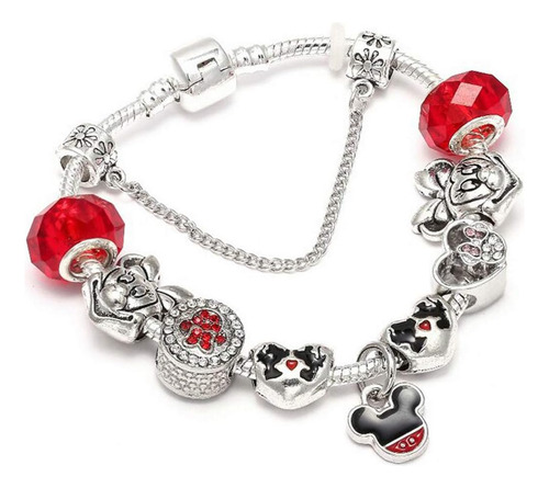 Pulsera De Dijes Con Tema De Ratón De Dibujos Animados Diy