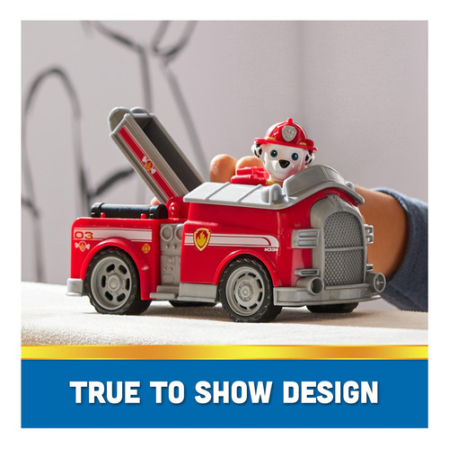 Camión De Juguete Paw Patrol Marshalls Firetruck Con Figura