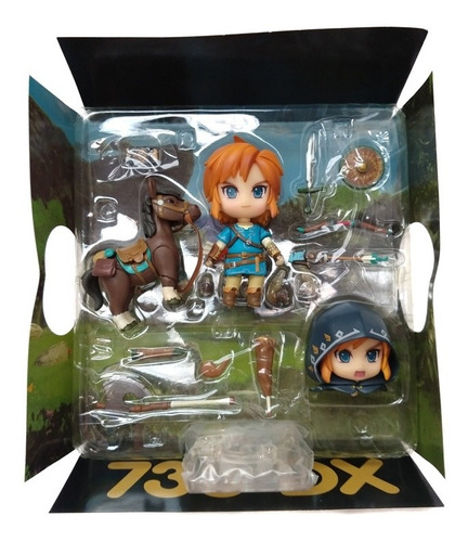 Imagen 2 de 2 de The Legend Of Zelda Breath Of The Wild Link Figura En Caja