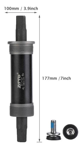 Imagen 4 de 9 de Bicicleta Cuadrada Cónica Roscada Pedalier Bsa Para Fat S