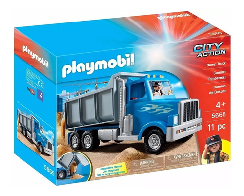 Playmobil 5665 City Action Camion Arenero Volcador Personaje