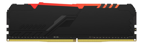 Memoria RAM Fury Beast DDR4 RGB gamer color negro 8GB 1 Kingston KF430C15BBA/8